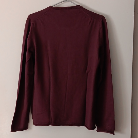 THE KOOPLES Burgundy Merino Wool Skull Sweater M - Picture 2 of 4